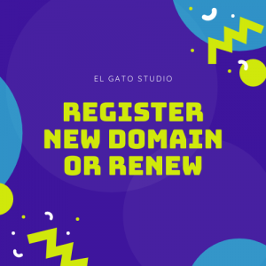 Renew or Register New Domain